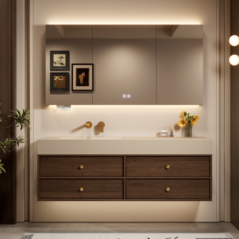 Modern Luxury Bathroom Cabinet - Home Bathroom Partition Wall reseña y precio