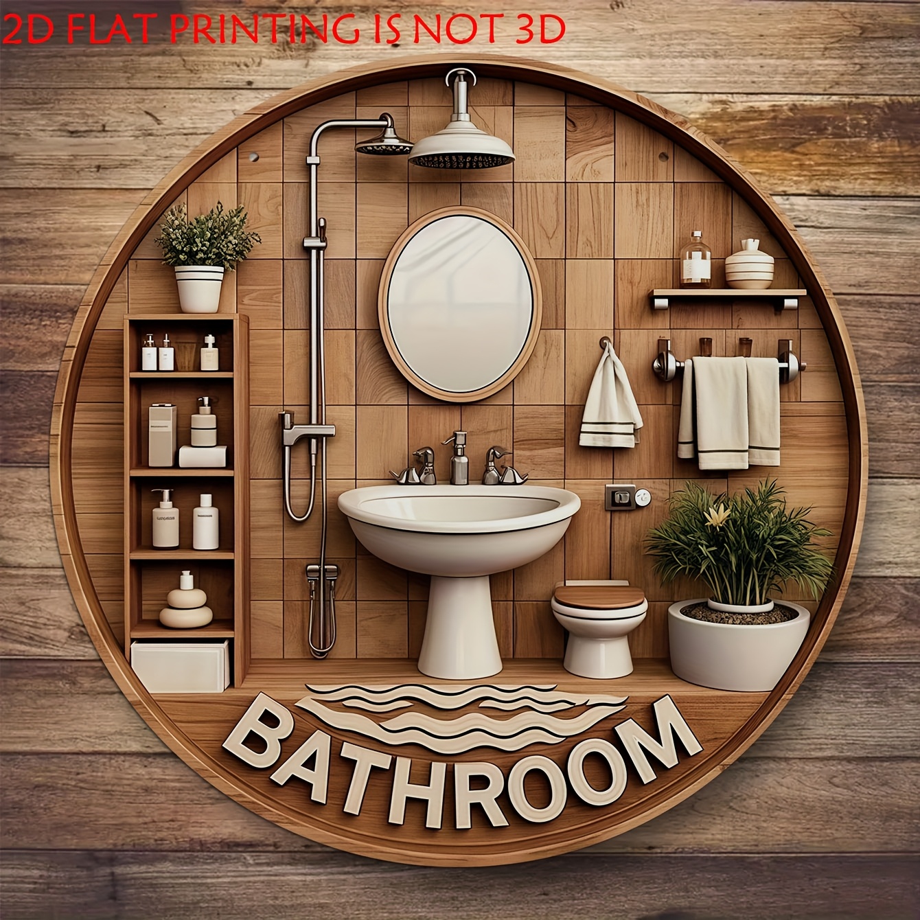 One 2D flat circular bathroom  - Home Of The Year Bathroom reseña y precio