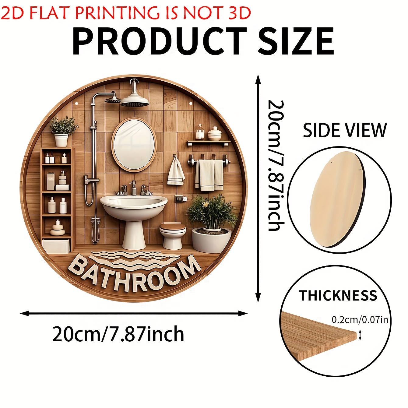 One 2D flat circular bathroom  - Home Of The Year Bathroom reseña y precio