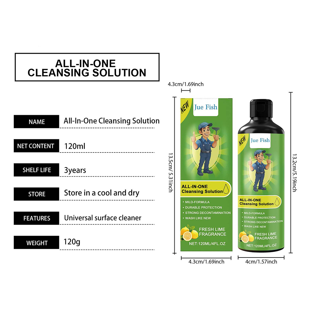 Multi Effect Cleaning Solution - Home Bathroom Cleaning Solution reseña y precio