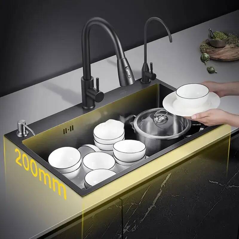 Bathroom Black Nano Kitchen Si - Home One Bathroom Accessories reseña y precio