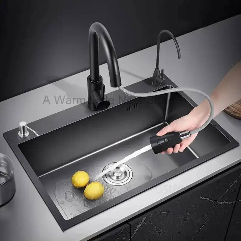 Bathroom Black Nano Kitchen Si - Home One Bathroom Accessories reseña y precio