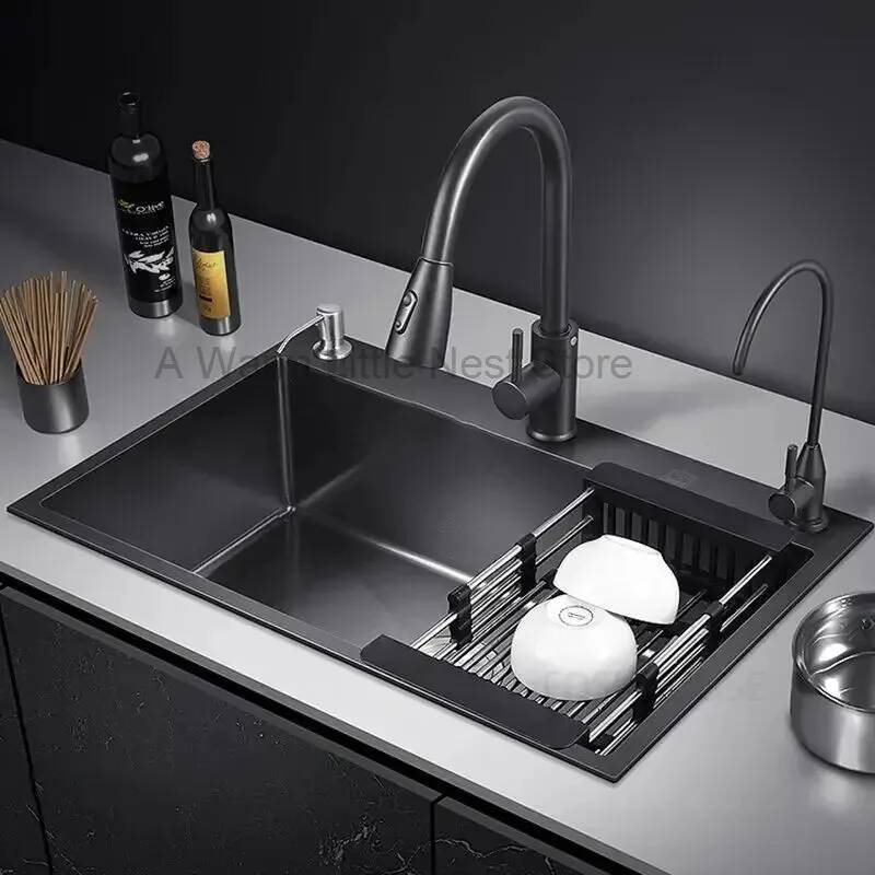 Bathroom Black Nano Kitchen Si - Home One Bathroom Accessories reseña y precio