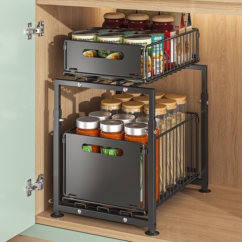 2 Tier Slide Out Cabinet Organ - Home Depot Bathroom Sink reseña y precio