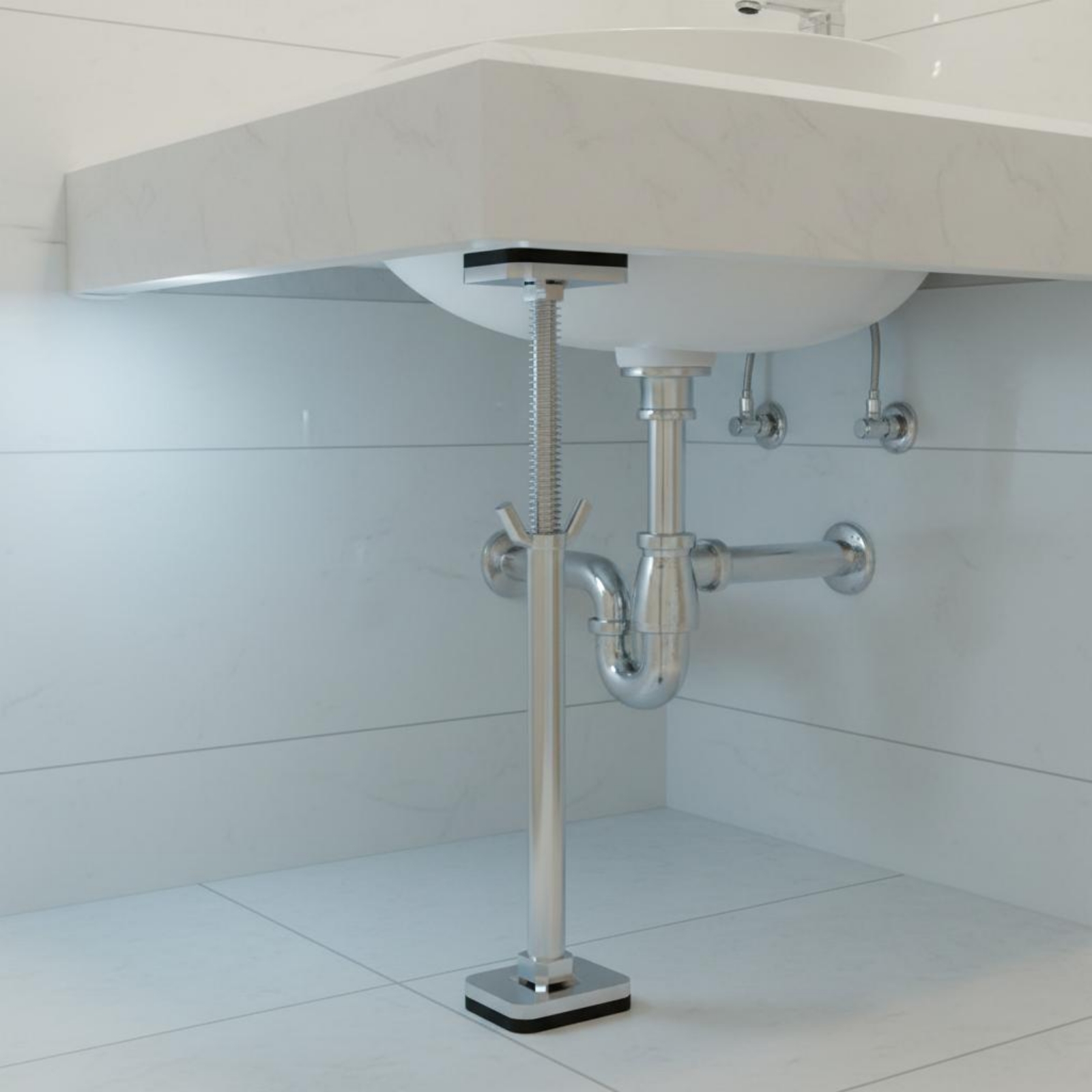 Under-Mount Sink Support Brace - Home Bathroom Hardware reseña y precio