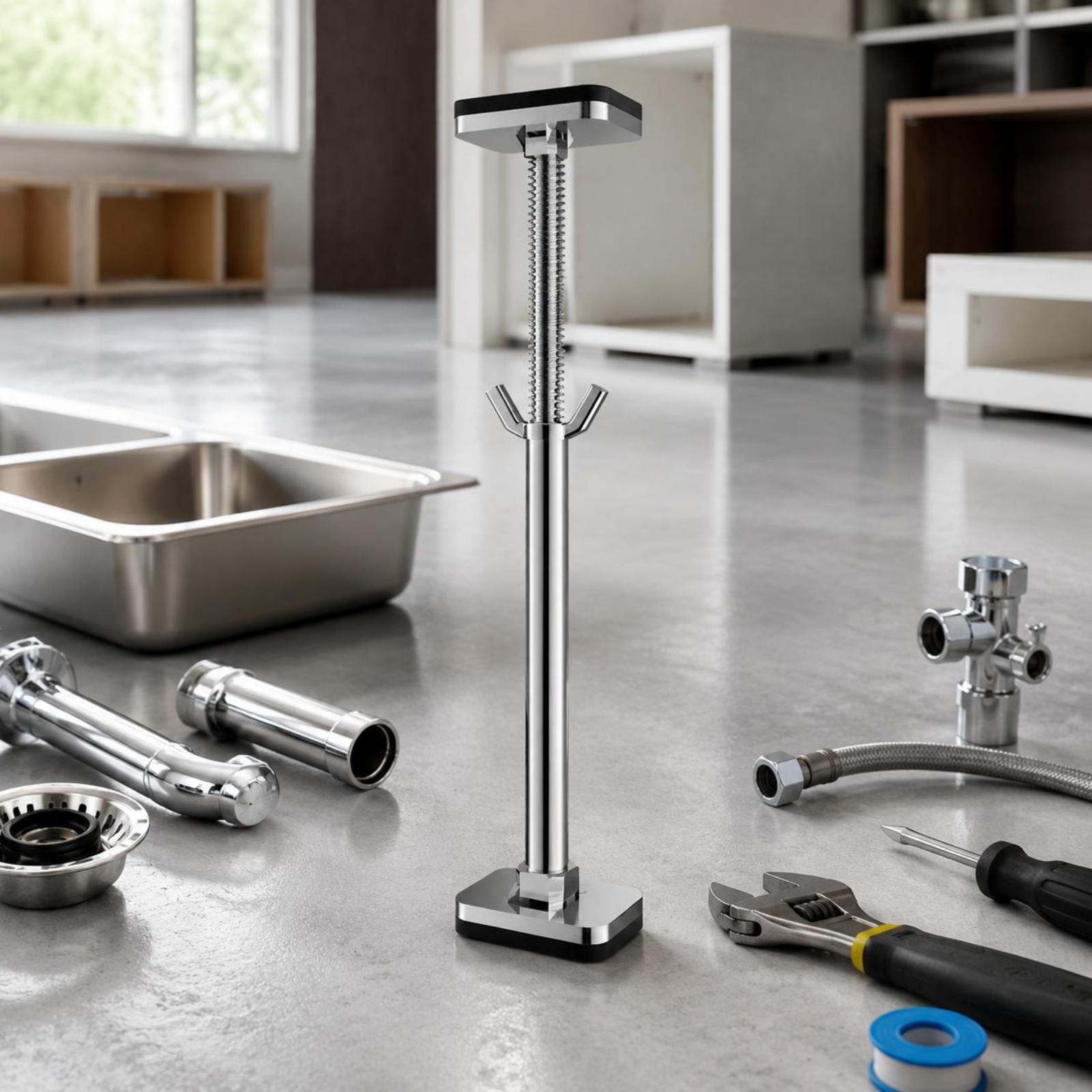 Under-Mount Sink Support Brace - Home Bathroom Hardware reseña y precio