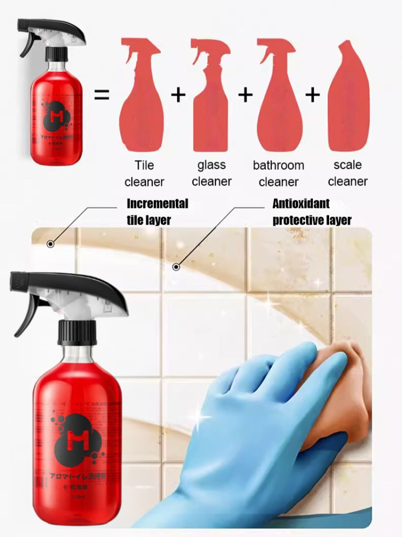 Toilet Cleaner Rose Fragrance  - Home Bathroom Cleaning Solution reseña y precio