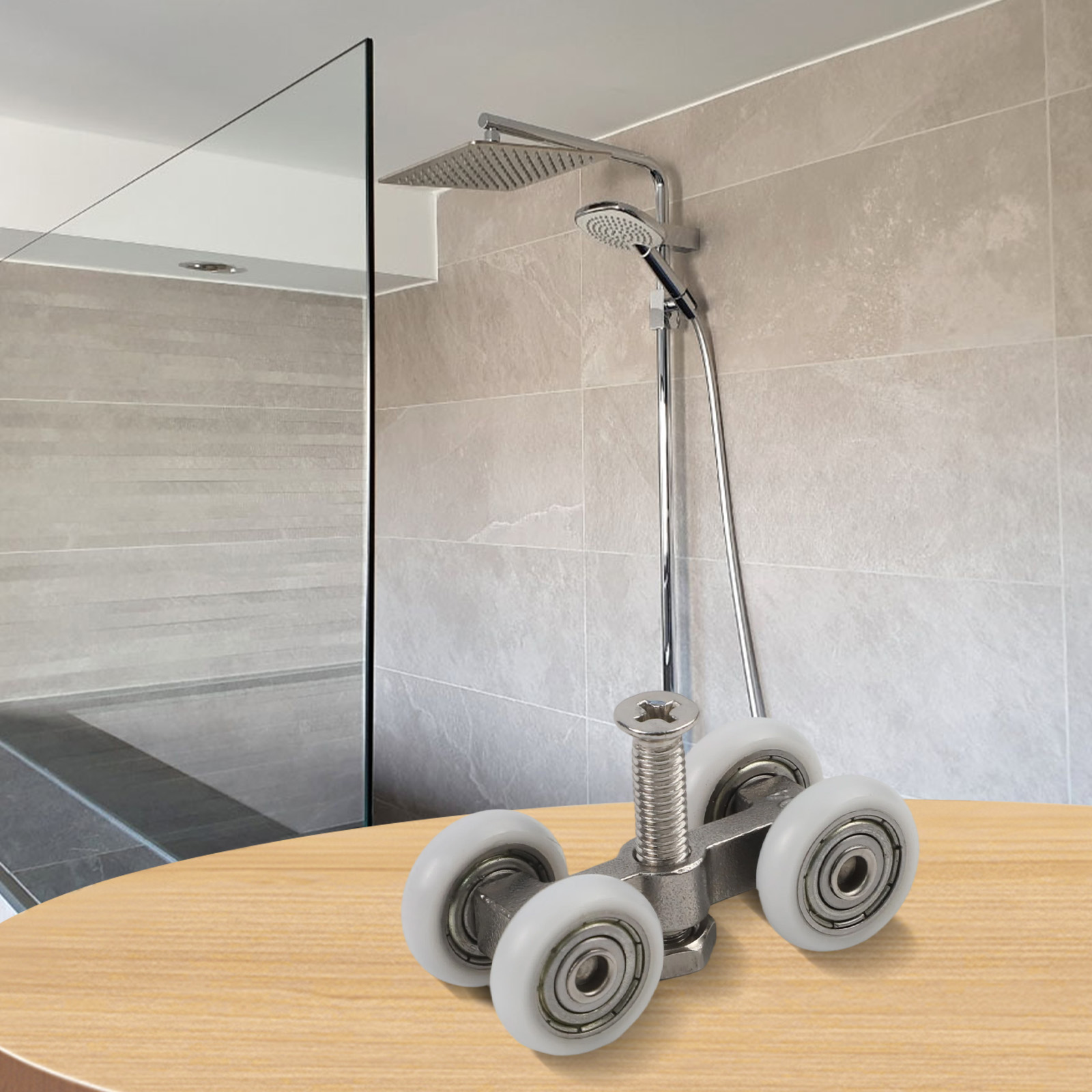 Sliding Door Roller Load Beari - Home Hardware Bathroom Cabinets reseña y precio