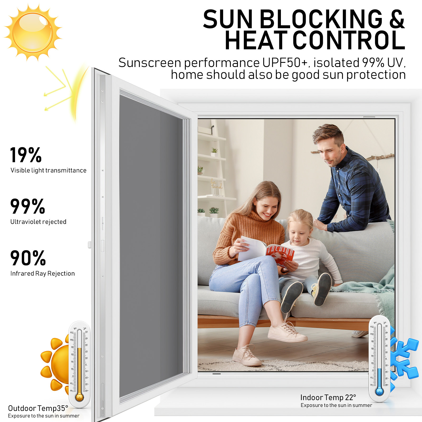 50Cmx200Cm Privacy Window Film - Home Bathroom Window Tint reseña y precio