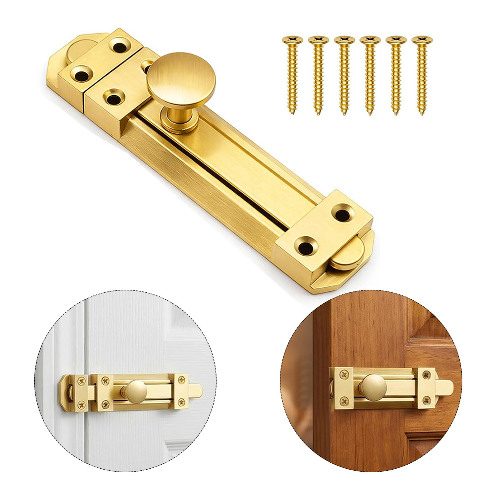 5 Inch Solid Brass Sliding Doo - Home Bathroom Hardware reseña y precio