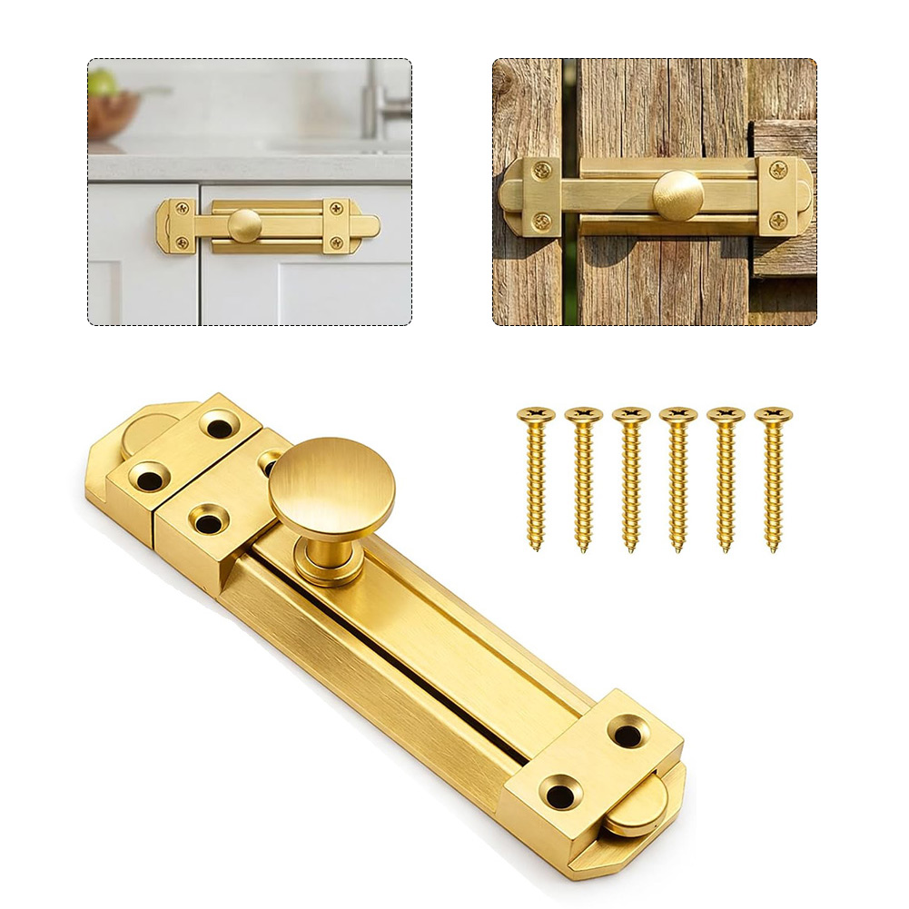 5 Inch Solid Brass Sliding Doo - Home Bathroom Hardware reseña y precio