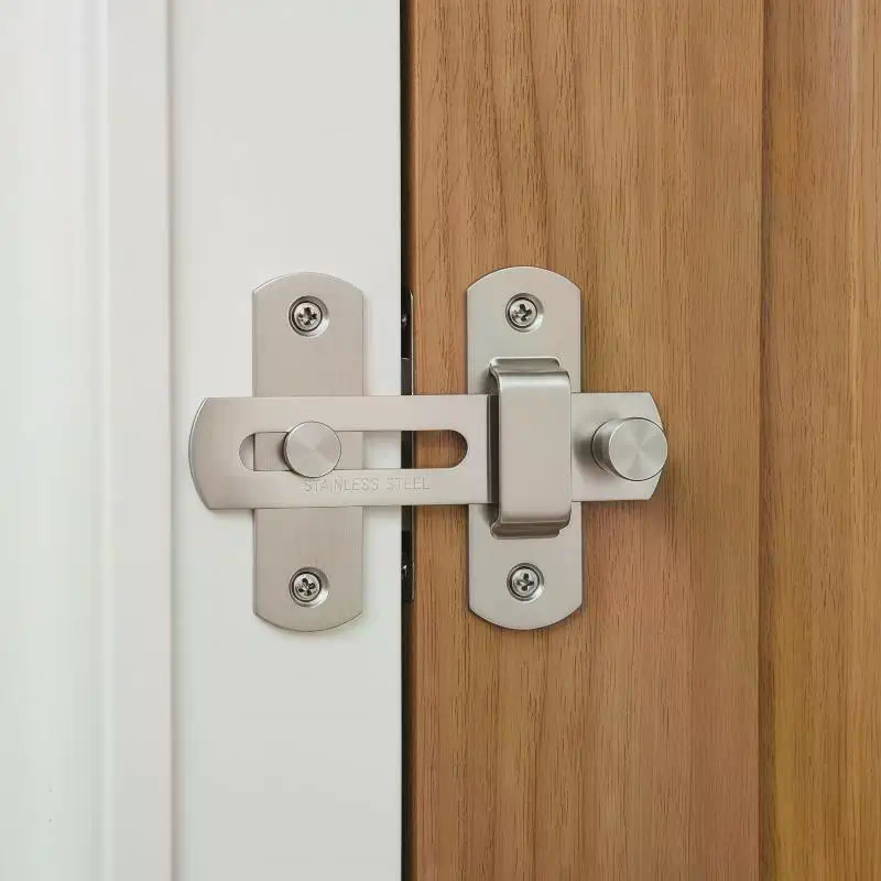 Thick Stainless Steel Door Lat - Home Hardware Bathroom Cabinets reseña y precio