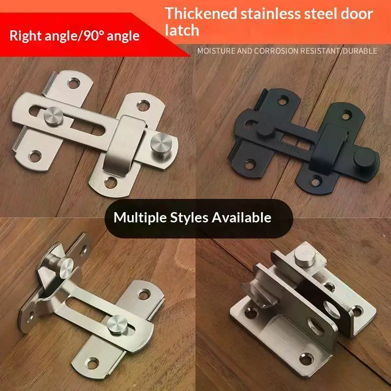 Thick Stainless Steel Door Lat - Home Hardware Bathroom Cabinets reseña y precio
