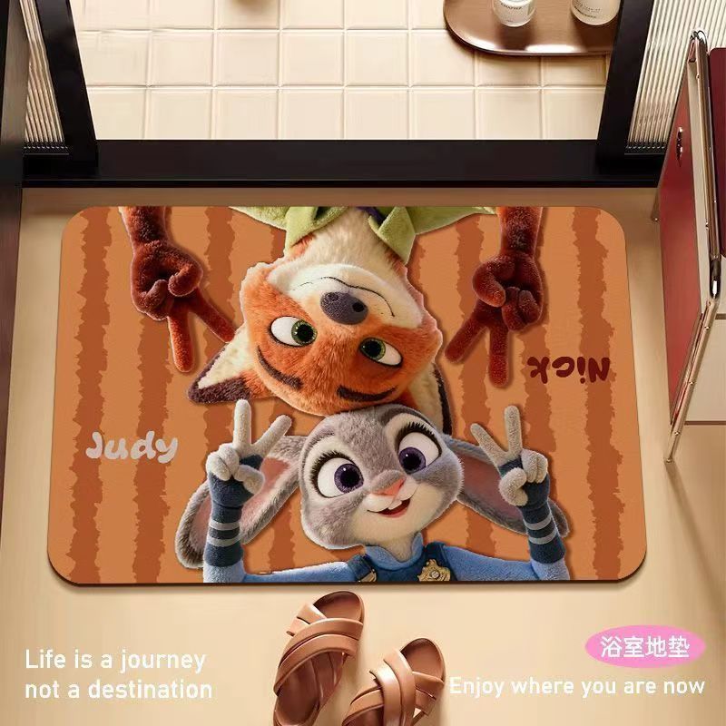 Disney Zootopia Nick Judy Anim - Home Goods Bathroom Accessories reseña y precio