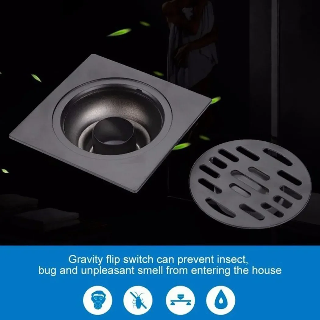Shower Floor Drain Stainless S - Home Bathroom Hardware reseña y precio