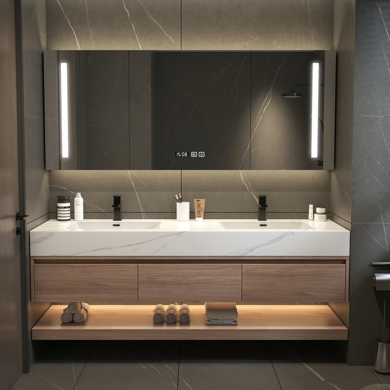 Bathroom Storage Furniture For - Home Bathroom Vanity Combo reseña y precio