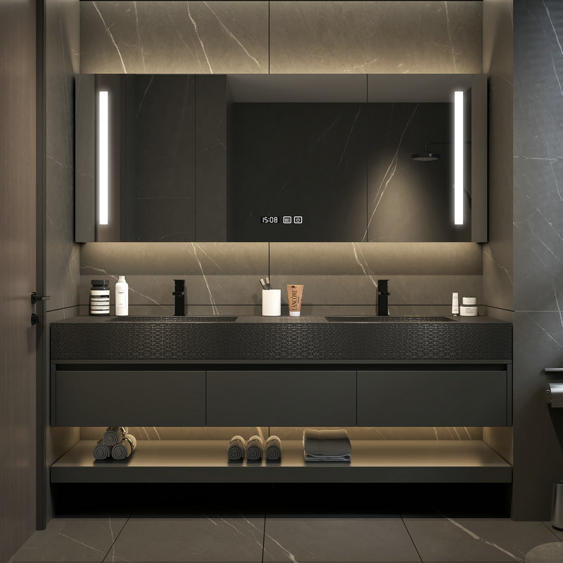 Bathroom Storage Furniture For - Home Bathroom Vanity Combo reseña y precio