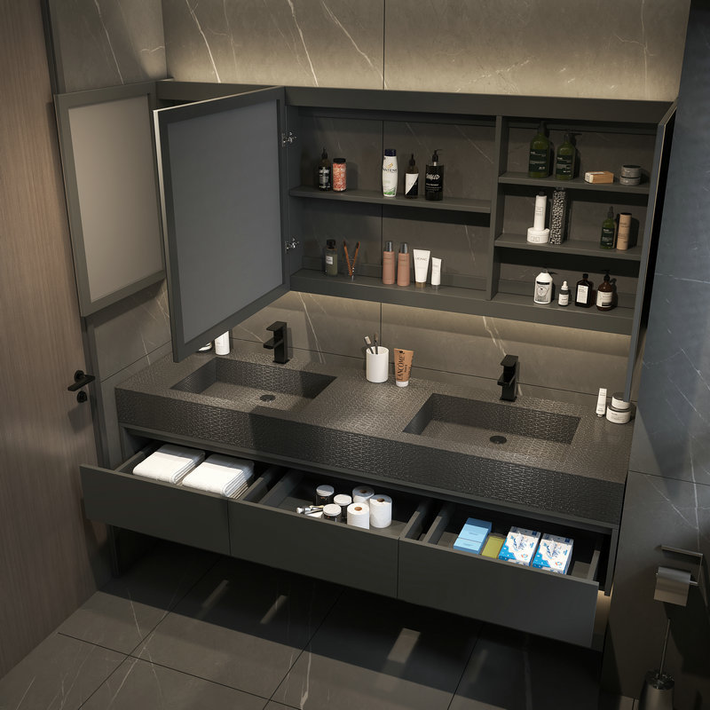 Bathroom Storage Furniture For - Home Bathroom Vanity Combo reseña y precio