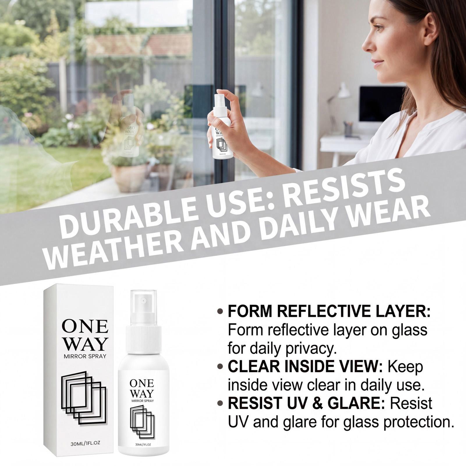 Glass Cleaner Spray Instant An - Home Bathroom Window Tint reseña y precio