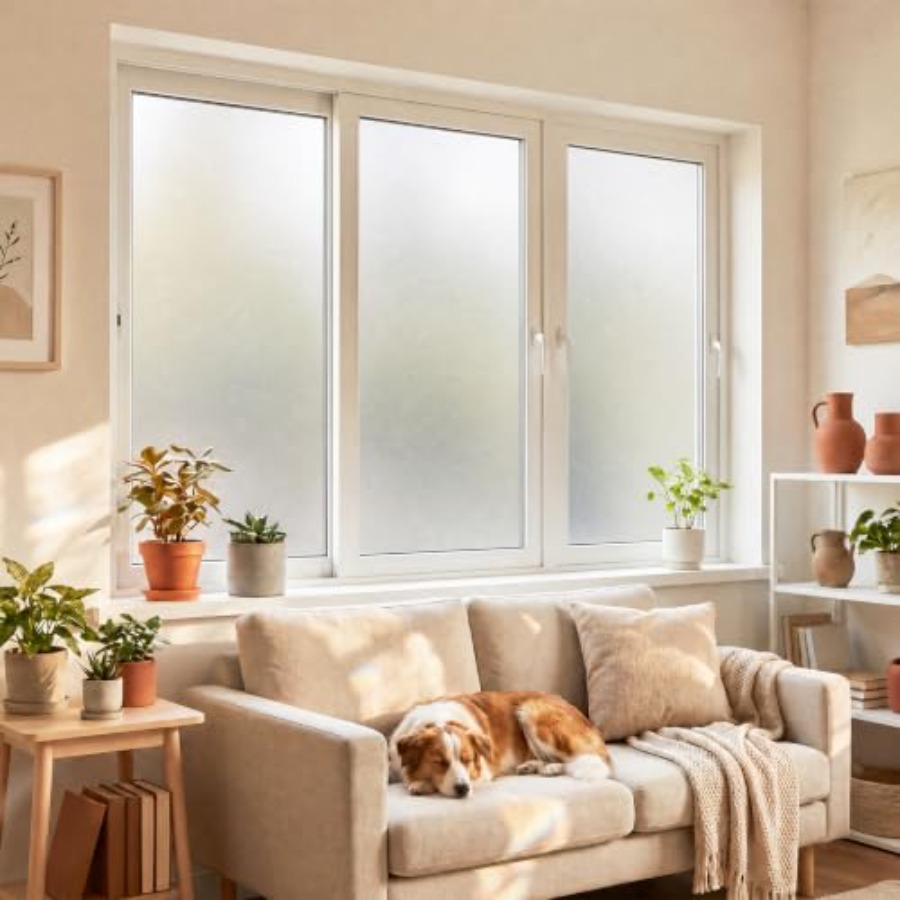 Glass Window Privacy Film, Sta - Home Bathroom Window Tint reseña y precio