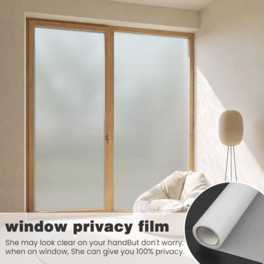 Glass Window Privacy Film, Sta - Home Bathroom Window Tint reseña y precio