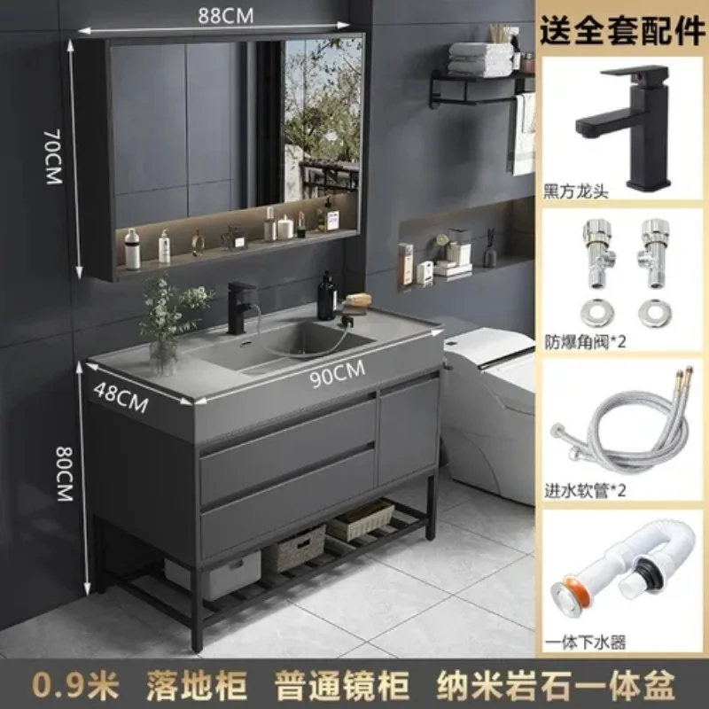Luxury Modern Wall Shelf Bathr - Home Bathroom Vanity Combo reseña y precio