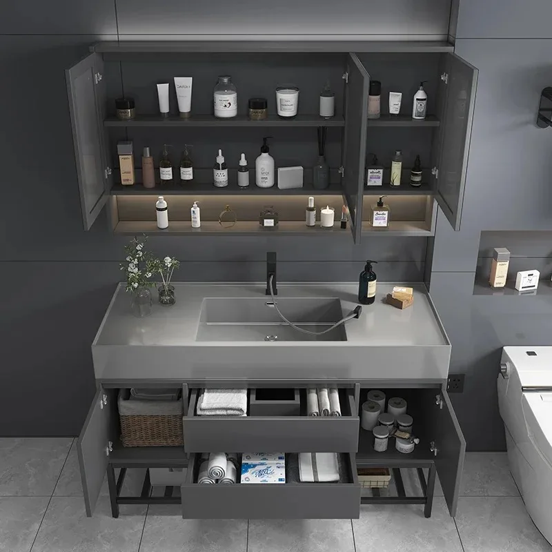 Luxury Modern Wall Shelf Bathr - Home Bathroom Vanity Combo reseña y precio