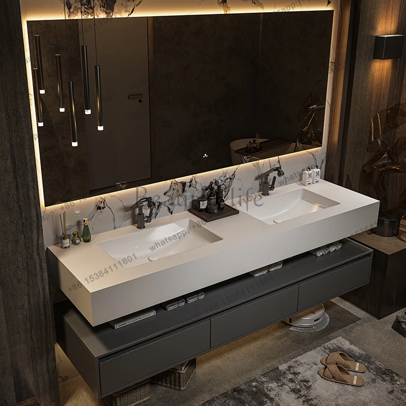 ljy Mirror Storage Bathroom Ca - Home Bathroom Vanity Combo reseña y precio