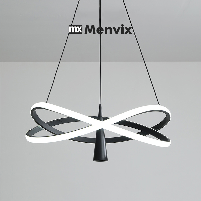 Modern Round LED Chandeliers f - Home Of The Year Bathroom reseña y precio