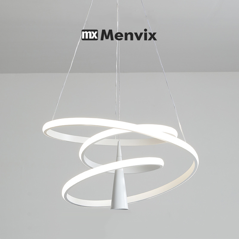 Modern Round LED Chandeliers f - Home Of The Year Bathroom reseña y precio