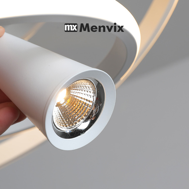 Modern Round LED Chandeliers f - Home Of The Year Bathroom reseña y precio