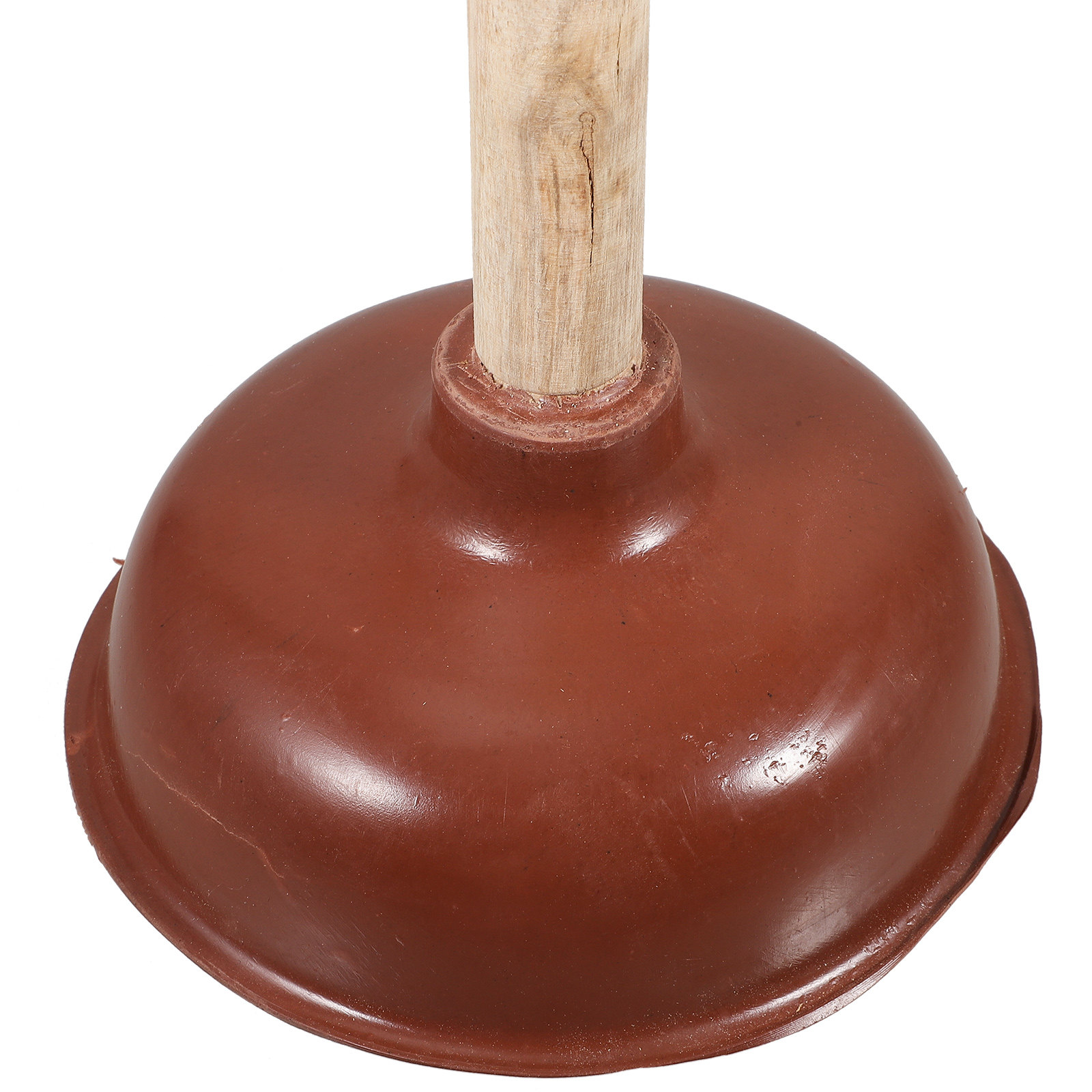 Wooden Rubber Toilet Plunger C - Home Bathroom Supplies reseña y precio