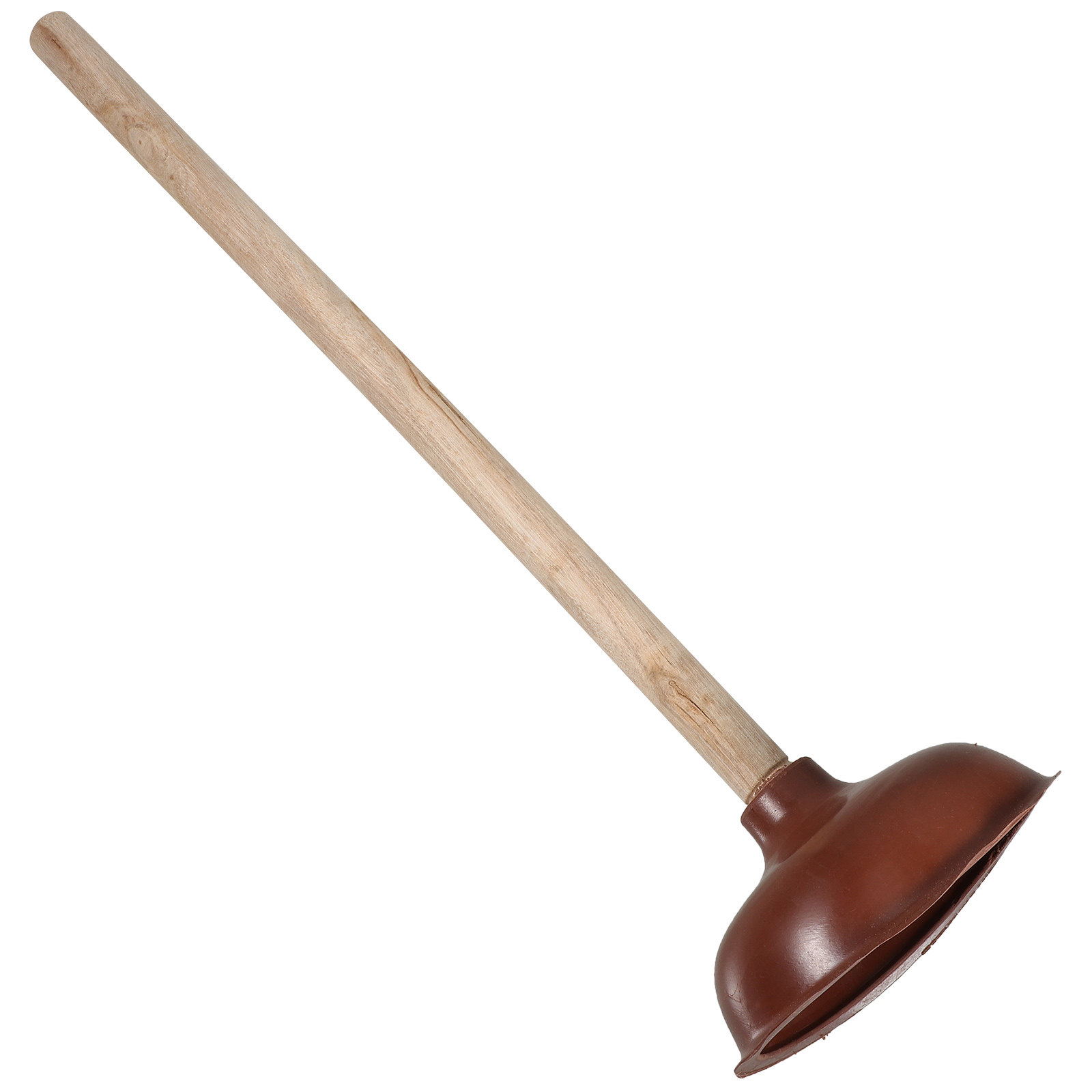 Wooden Rubber Toilet Plunger C - Home Bathroom Supplies reseña y precio