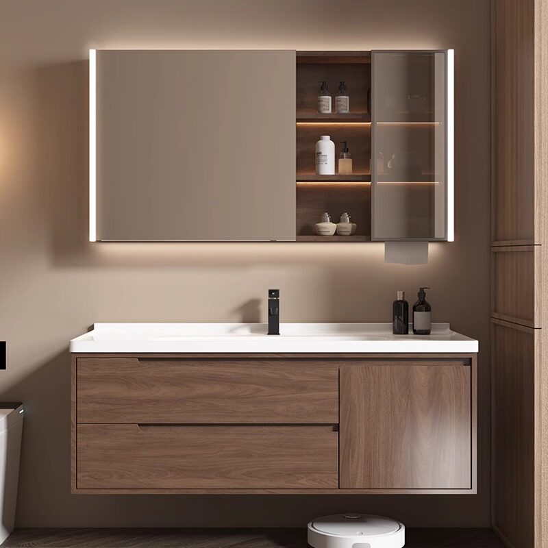 Wooden Modern Bathroom Cabinet - Home Bathroom Partition Wall reseña y precio