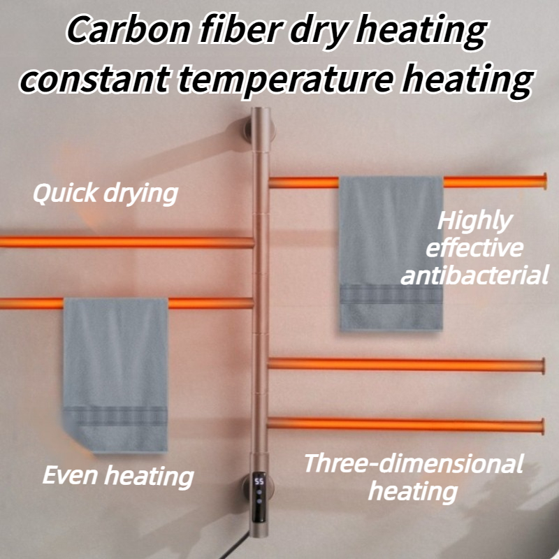Electric Heated Towel Rail Rot - Home Bathroom Supplies reseña y precio