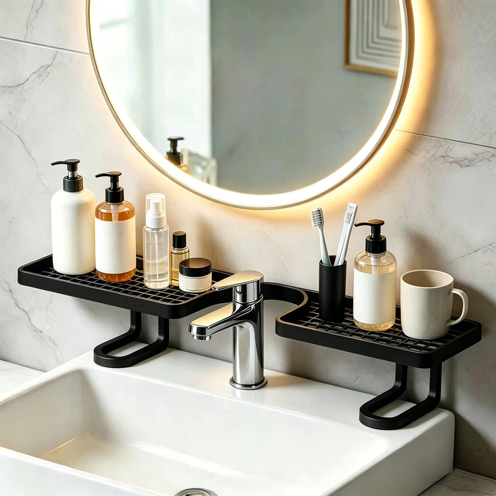 Faucet Shelf for Bathroom Sink - Home Depot Bathroom Sink reseña y precio
