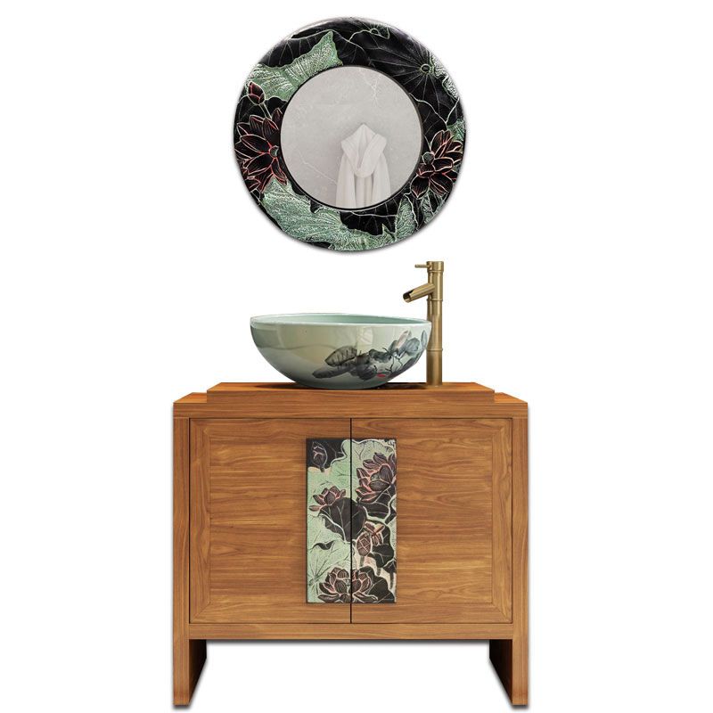 Modern Vintage Chinese Bathroo - Home Bathroom Vanity Combo reseña y precio