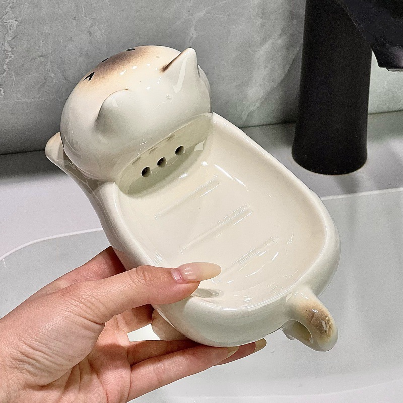 The New High-end Ceramic Soap  - Home Essentials Bathroom Storage reseña y precio