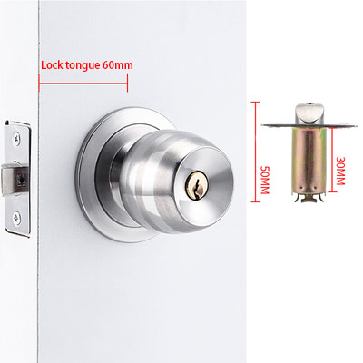 Stainless Steel Golden Round B - Home Bathroom Hardware reseña y precio