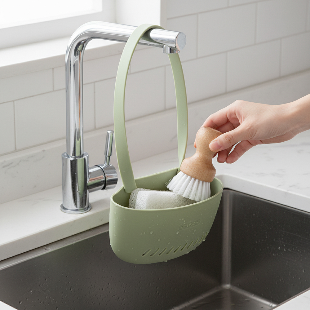 Hanging Soap Sponge Holder, Do - Home Depot Bathroom Sink reseña y precio