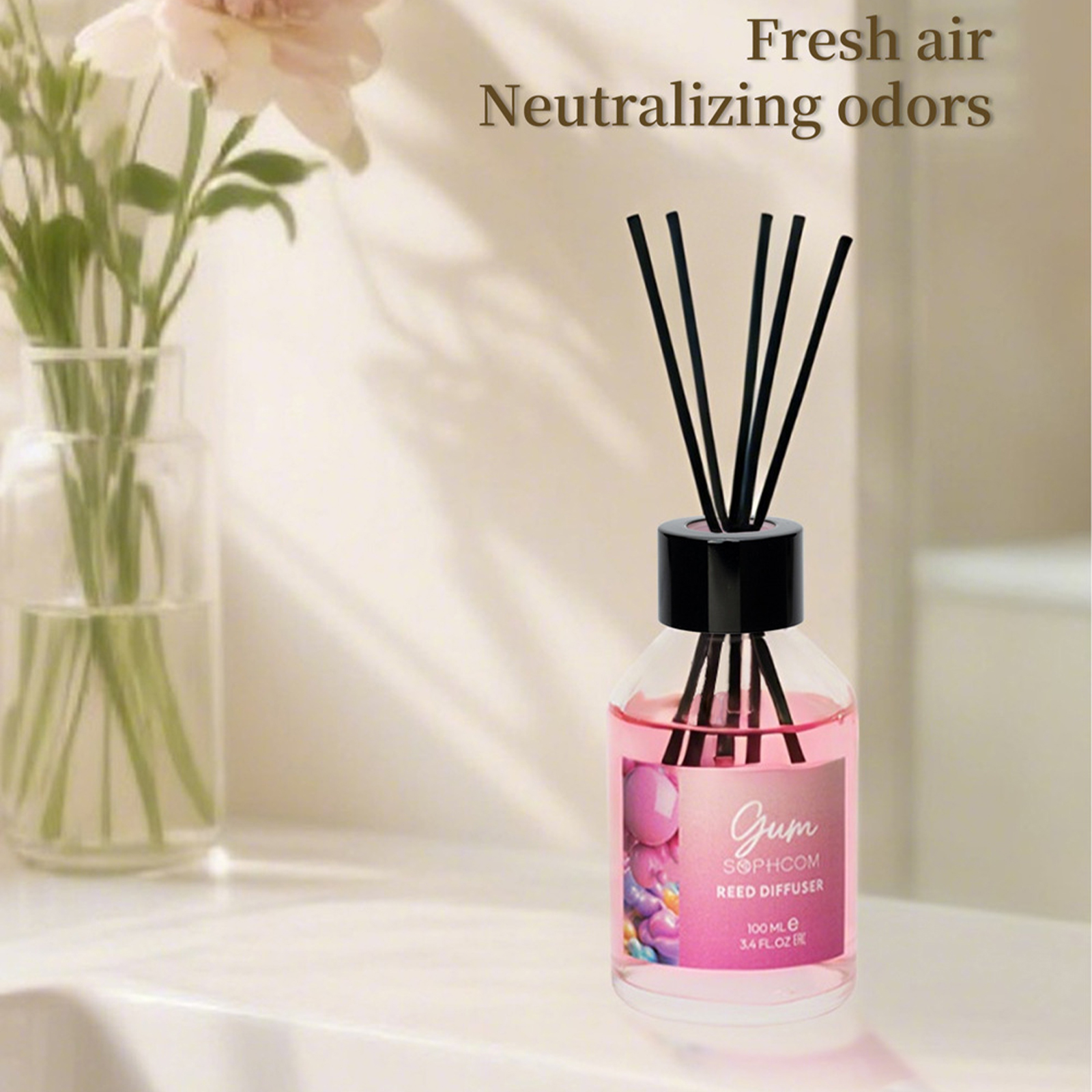 100ml Floral Fruity Reed Diffu - Home Bathroom Freshener reseña y precio