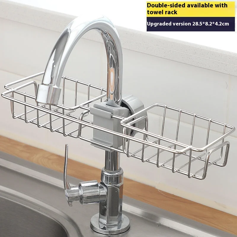 Stainless Steel Faucet Shelf O - Home Depot Bathroom Sink reseña y precio