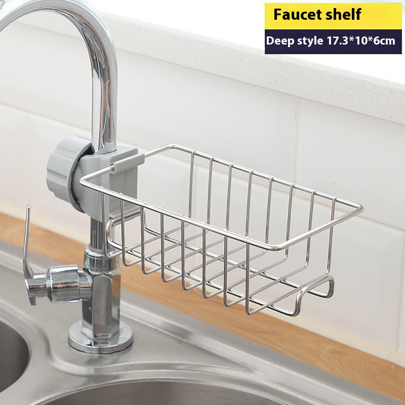 Stainless Steel Faucet Shelf O - Home Depot Bathroom Sink reseña y precio